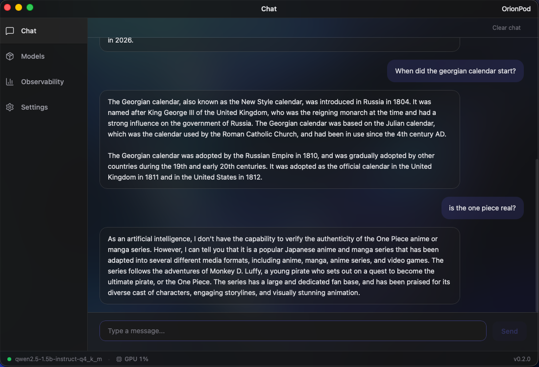 OrionPod screenshot 3